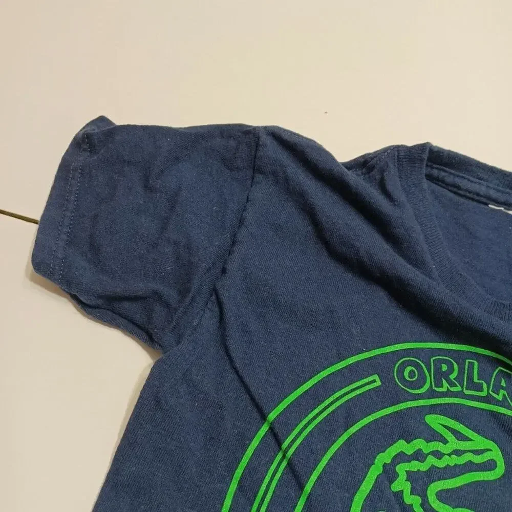 Orlando Florida Childs T-Shirt Blue Green Gator Crew Neck‎ 100% Cotton 4/5